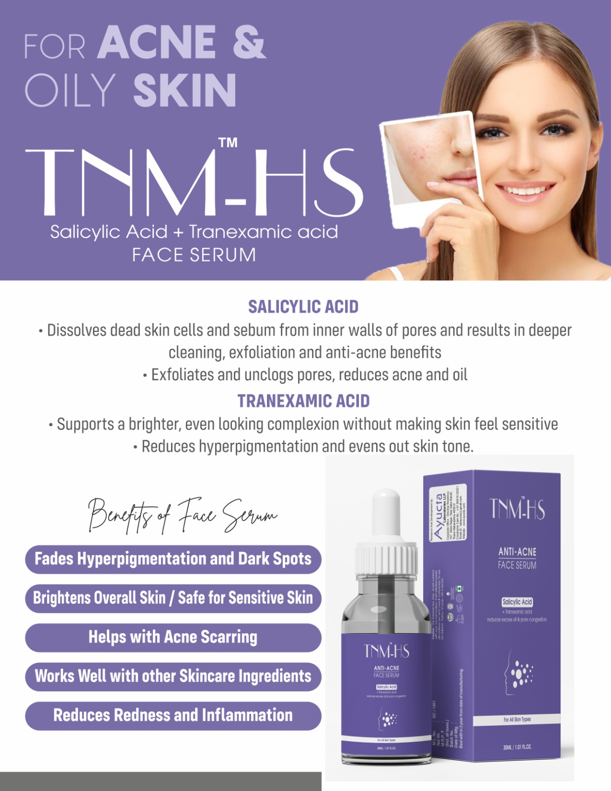 TMN-HS Anti-Acne Face Serum